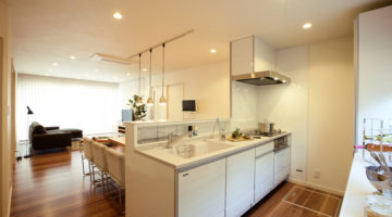 キッチン：宮城県多賀城市　やさしい白につつまれた穏やかな空間トイレリフォーム