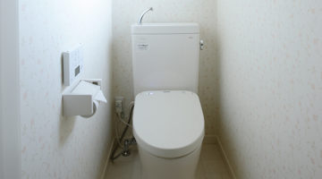 トイレ：宮城県多賀城市　やさしい白につつまれた穏やかな空間トイレリフォーム
