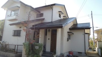 外壁・屋根：福島県郡山市　新築並みによみがえる！屋根・外装塗装リフォーム