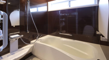 お風呂：福島県郡山市　落ち着きあるくつろぎのバスルームリフォーム