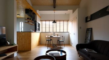 全面改装：福島県郡山市　ナチュラルカフェの室内空間を楽しむリノベーション