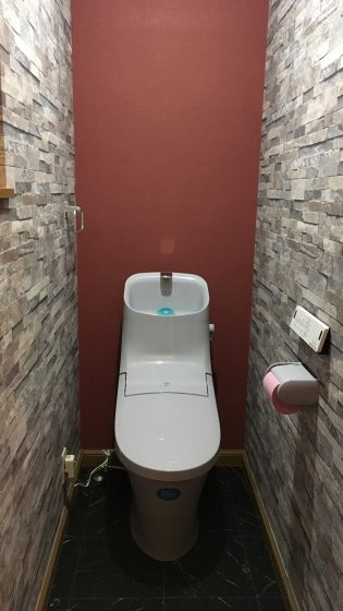 トイレ：宮城県　内装にこだわったトイレリフォーム