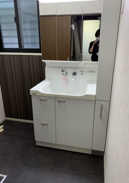 洗面台：宮城県仙台市　落ち着く浴室・トイレ・洗面室リフォーム
