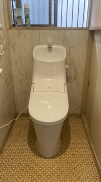 トイレ：宮城県多賀城市　水漏れ解消！トイレリフォーム