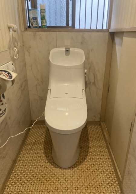 トイレ：宮城県多賀城市　水漏れ解消！トイレリフォーム