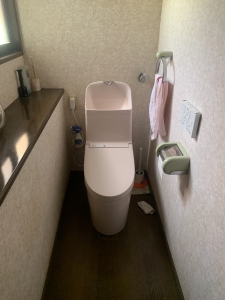 トイレ：宮城県名取市　お掃除らくらくトイレへリフォーム