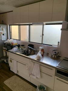 キッチン：宮城県岩沼市　収納たっぷりキッチンへリフォーム