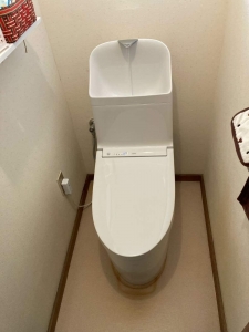 トイレ：宮城県岩沼市　一体型トイレでお掃除も家計も楽々リフォーム