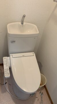 トイレ：宮城県岩沼市　40万円で洋式トイレへリフォーム