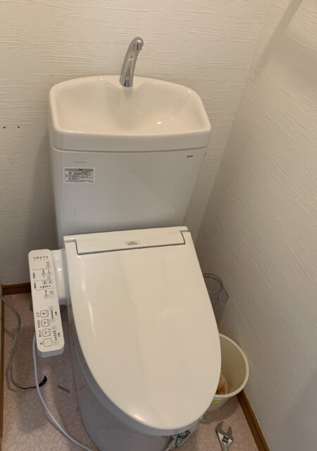 トイレ：宮城県岩沼市　40万円で洋式トイレへリフォーム