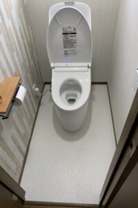 トイレ：宮城県名取市　トイレリフォーム　節水叶えるスマートなトイレ