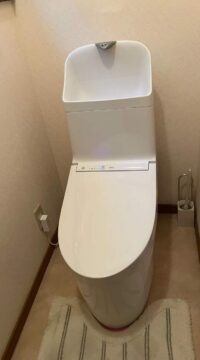 トイレ：宮城県塩釜市　掃除しやすい節水トイレリフォーム