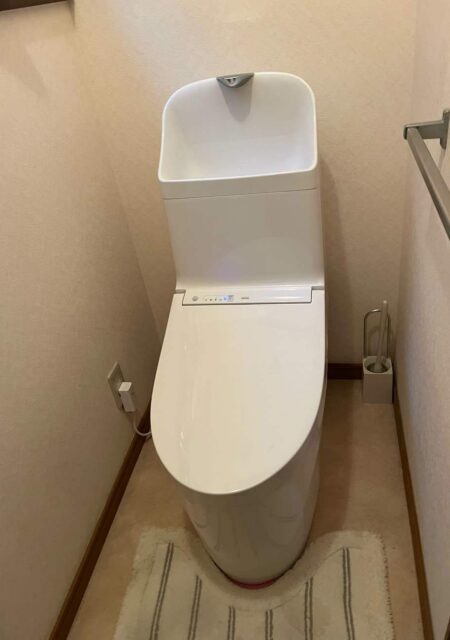 トイレ：宮城県塩釜市　掃除しやすい節水トイレリフォーム