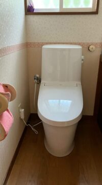 トイレ：宮城県利府郡利府町　LIXIL節水トイレリフォーム