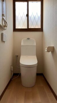 トイレ：宮城県亘理郡亘理町　TOTO　節水トイレリフォーム