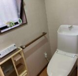 トイレ：宮城県名取市　LIXIL　オート機能トイレ・床内装リフォーム
