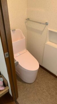 トイレ：宮城県名取市　TOTO　節水トイレリフォーム