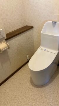 トイレ：宮城県名取市　TOTO　１日でできる手洗付きトイレリフォーム