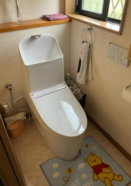 トイレ：亘理郡亘理町　TOTO　節水トイレリフォーム