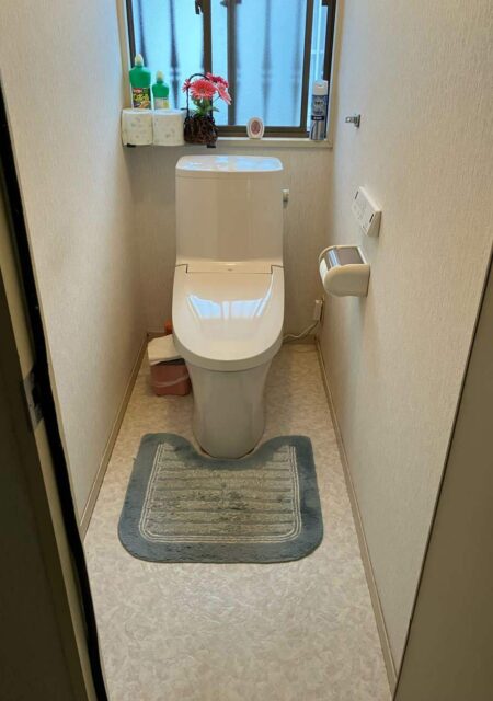 トイレ：仙台市太白区　LIXIL　手洗い器無トイレリフォーム