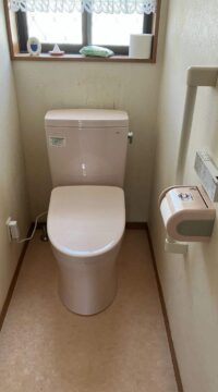 トイレ：宮城県柴田郡柴田町　TOTO分離型トイレリフォーム