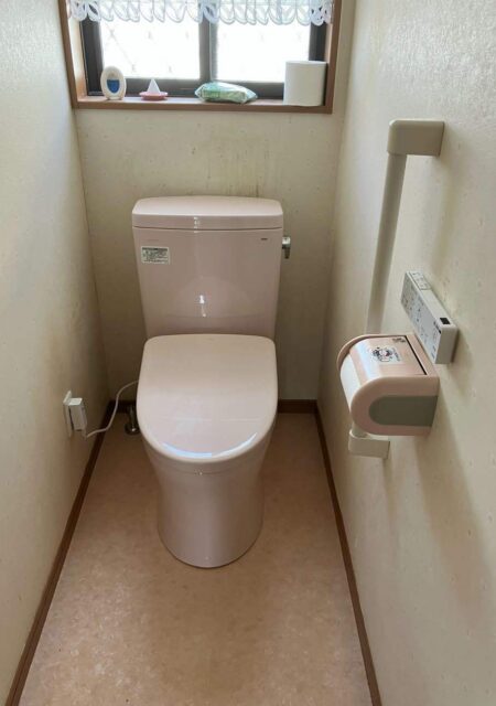 トイレ：宮城県柴田郡柴田町　TOTO分離型トイレリフォーム