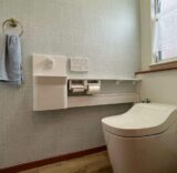 トイレ：宮城県仙台市宮城野区　タンクレス＆手洗器つきトイレリフォーム