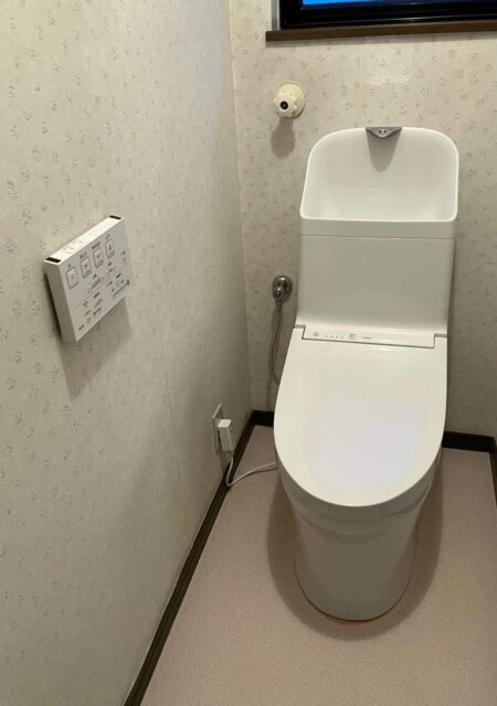 トイレ：仙台市太白区　オート洗浄機能付きトイレリフォーム