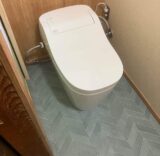 トイレ：宮城郡利府町　アラウーノですっきり和モダンなトイレへリフォーム