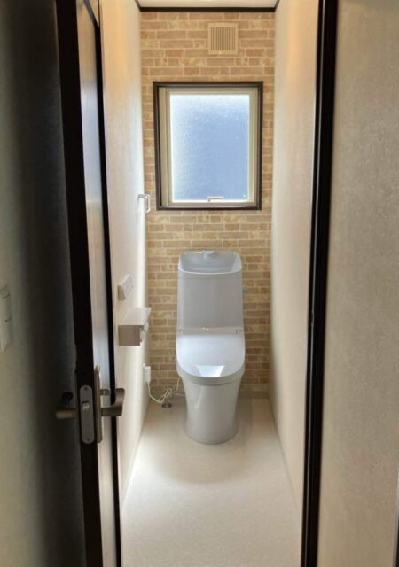 トイレ：宮城県宮城郡利府町　INAXのアメージュでトイレリフォーム