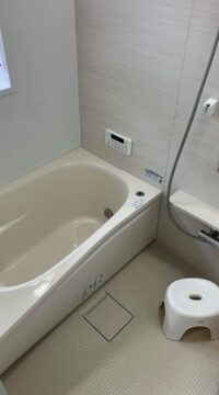 お風呂：宮城県　タイル風呂からシステムバスへリフォーム