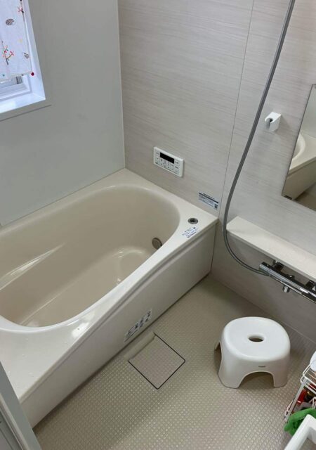 お風呂：宮城県　タイル風呂からシステムバスへリフォーム