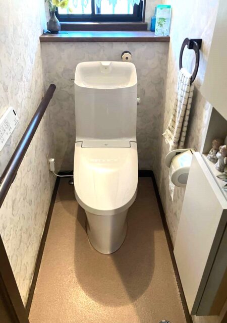 【！】施工カテゴリーを選択：宮城県多賀城市　既存クロスのままでトイレのリフォーム