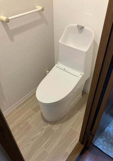 トイレ：宮城県　TOTOのGG1-800へマンションのトイレリフォーム