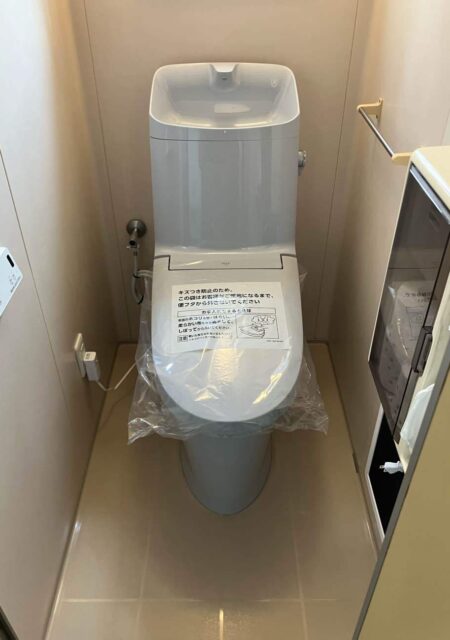 トイレ：宮城県多賀城市　ユニットトイレのトイレ交換リフォーム工事