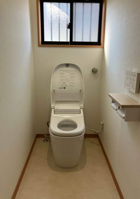 トイレ：宮城県多賀城市　泡洗浄のアラウーノへトイレリフォーム工事