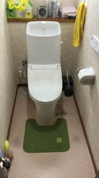 トイレ：宮城県宮城郡七ヶ浜町　アメージュシャワートイレのリフォーム