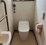 トイレ：宮城県多賀城市　Panasonicアラウーノと床のトイレリフォーム