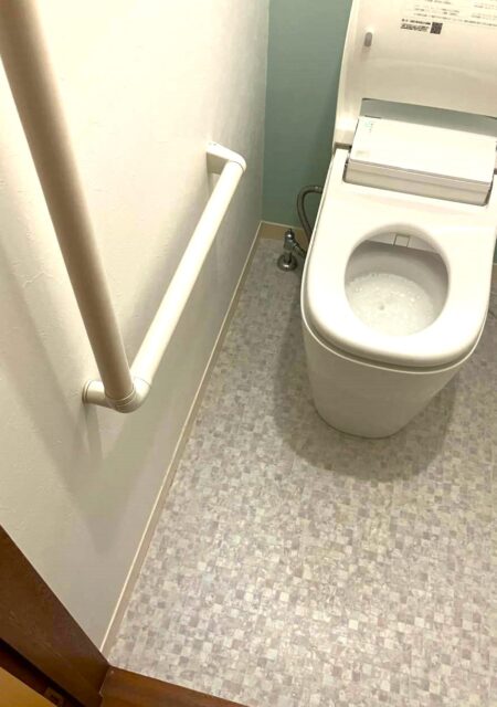 トイレ:宮城県仙台市太白区 Panasonicアラウーノトイレと内装のリフォーム
