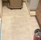 洗面台:宮城県塩竃市 LIXILピアラ洗面台+床貼り替えリフォーム