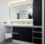 洗面台：宮城県仙台市宮城野区　ホテルライクな上質空間へ洗面化粧台リフォーム