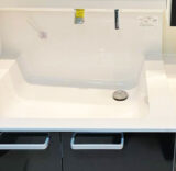 洗面台:宮城県仙台市泉区 床の違和感を解消。安心・快適な洗面所リフォーム