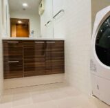 洗面台：宮城県仙台市泉区　お気に入りの鏡を再利用した洗面台リフォーム