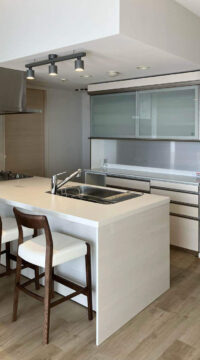 キッチン:宮城県仙台市 くつろぎの時間も過ごせるキッチンリフォーム