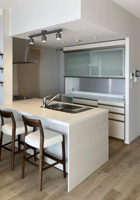 キッチン：宮城県仙台市　くつろぎの時間も過ごせるキッチンリフォーム