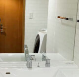 洗面台：宮城県仙台市泉区　お気に入りの鏡を再利用した洗面台リフォーム