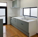 キッチン：宮城県柴田郡柴田町　ダウンライトでキッチン空間を明るくリフォーム