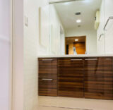 洗面台：宮城県仙台市泉区　お気に入りの鏡を再利用した洗面台リフォーム