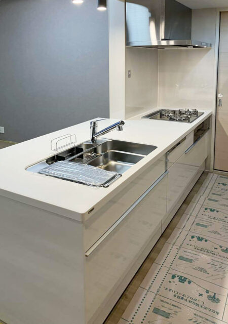 キッチン：宮城県仙台市　くつろぎの時間も過ごせるキッチンリフォーム