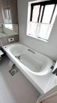 お風呂：宮城県名取市　悩みを解消！ヴィンテージ感で統一した浴室・洗面室リフォーム